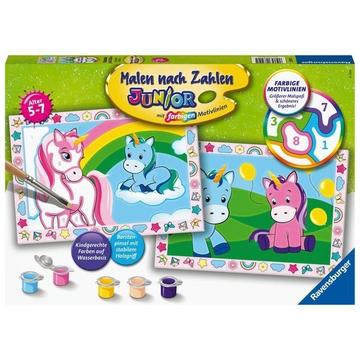 Ravensburger Malen nach Zahlen 28510 - Zauberhafte Einhörner - Kinder 5-7 Jahren