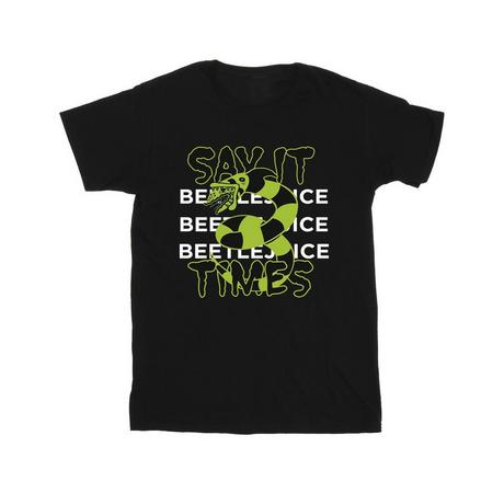 Beetlejuice  Say It 3 Times TShirt 