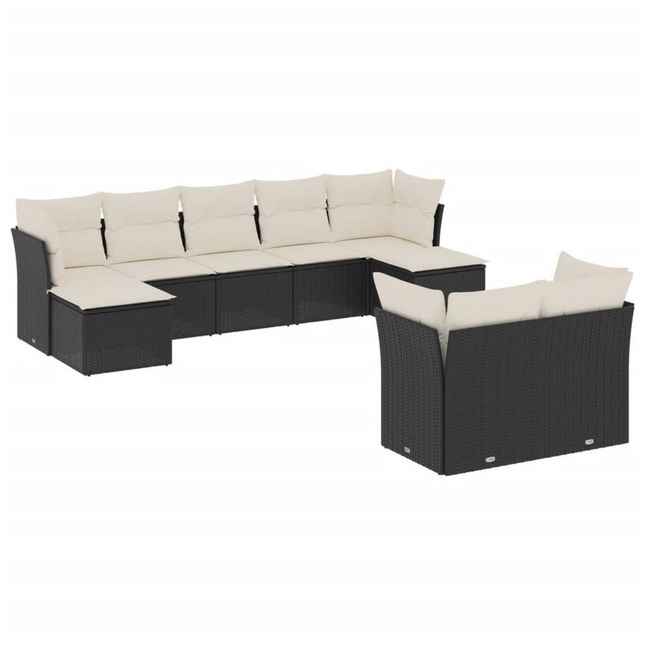 set divano da giardino Polirattan