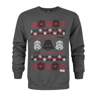 STAR WARS  Weihnachtspullover mit DarthVaderNorwegermuster 