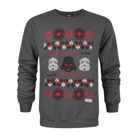 STAR WARS  Pull de Noël Fair Isle Dark Vador 