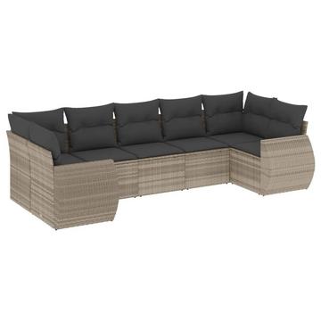 Garten sofagarnitur poly-rattan