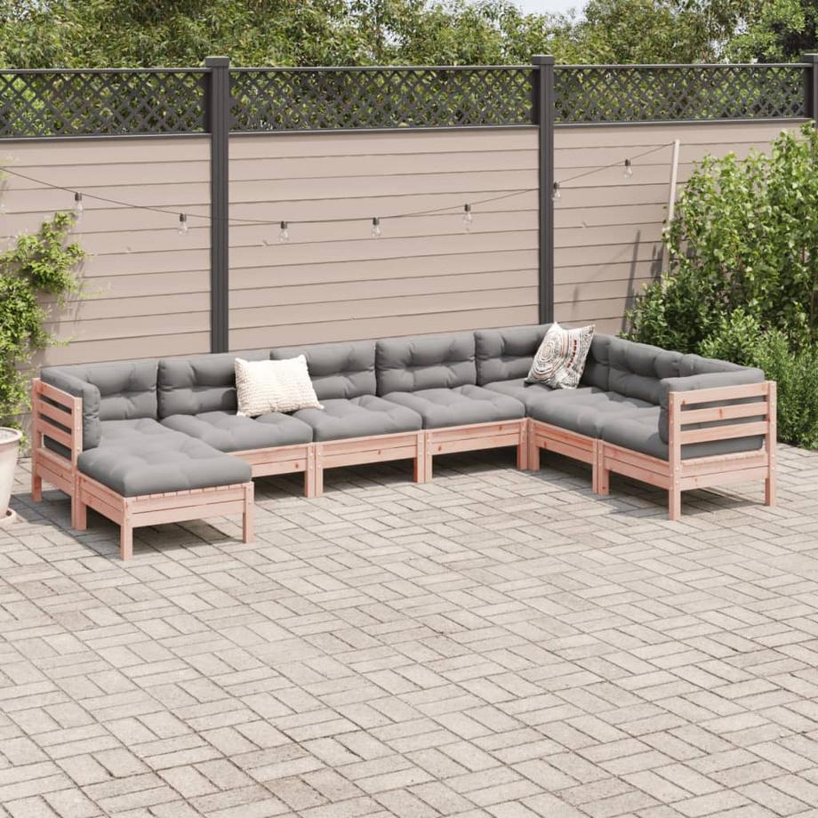 VidaXL set divano da giardino Douglas Wood  