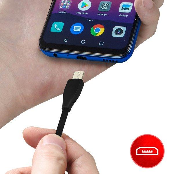 Avizar  Ipipoo Micro-USB Ladekabel Schwarz 