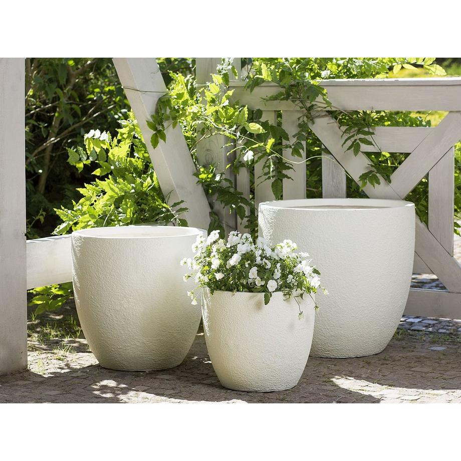 Beliani Cache-pot en Fibre d'argile Moderne KANNIA  