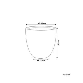 Beliani Cache-pot en Fibre d'argile Moderne KANNIA  