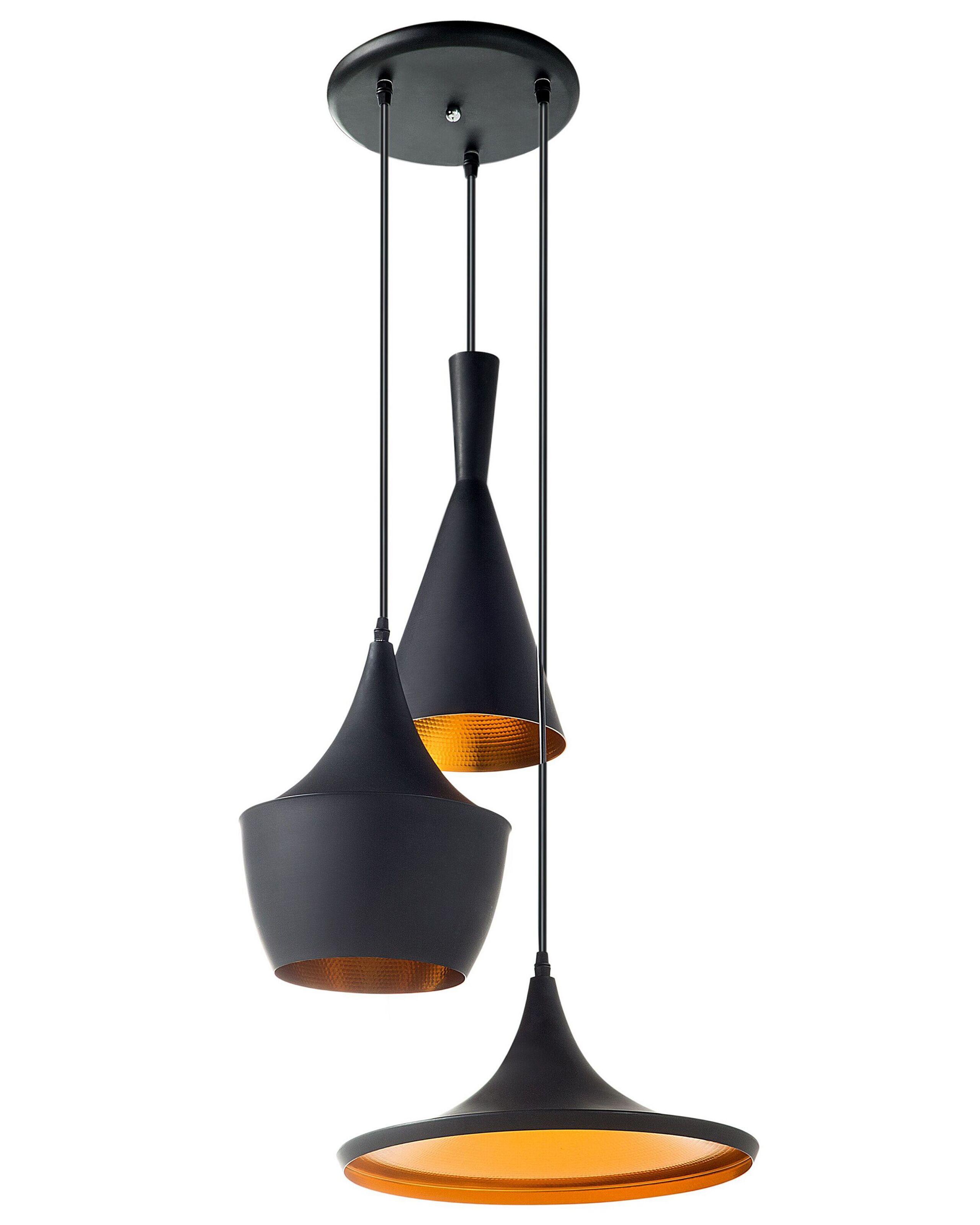 Beliani Lampe suspension en Aluminium Moderne CARSON  