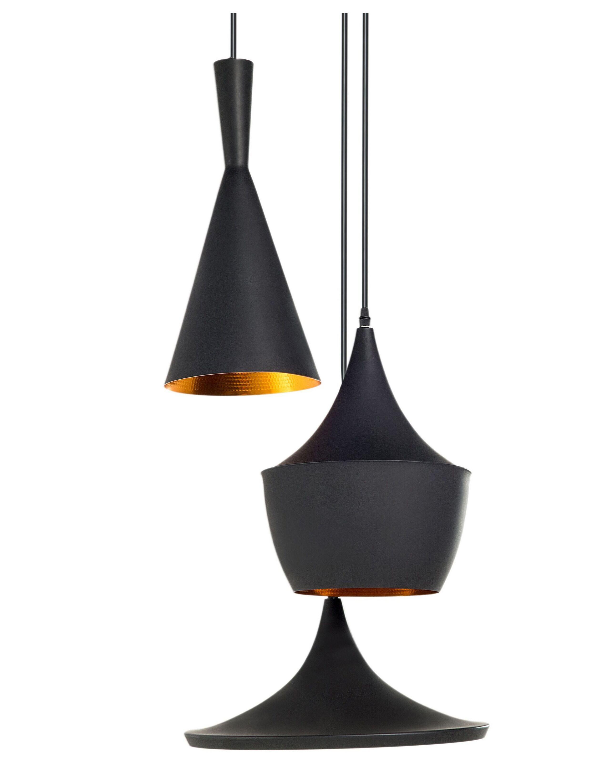 Beliani Lampe suspension en Aluminium Moderne CARSON  