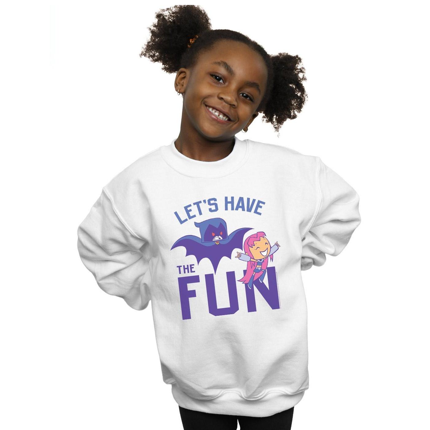 DC COMICS  Teen Titans Go Let's Have The Fun Sweatshirt 