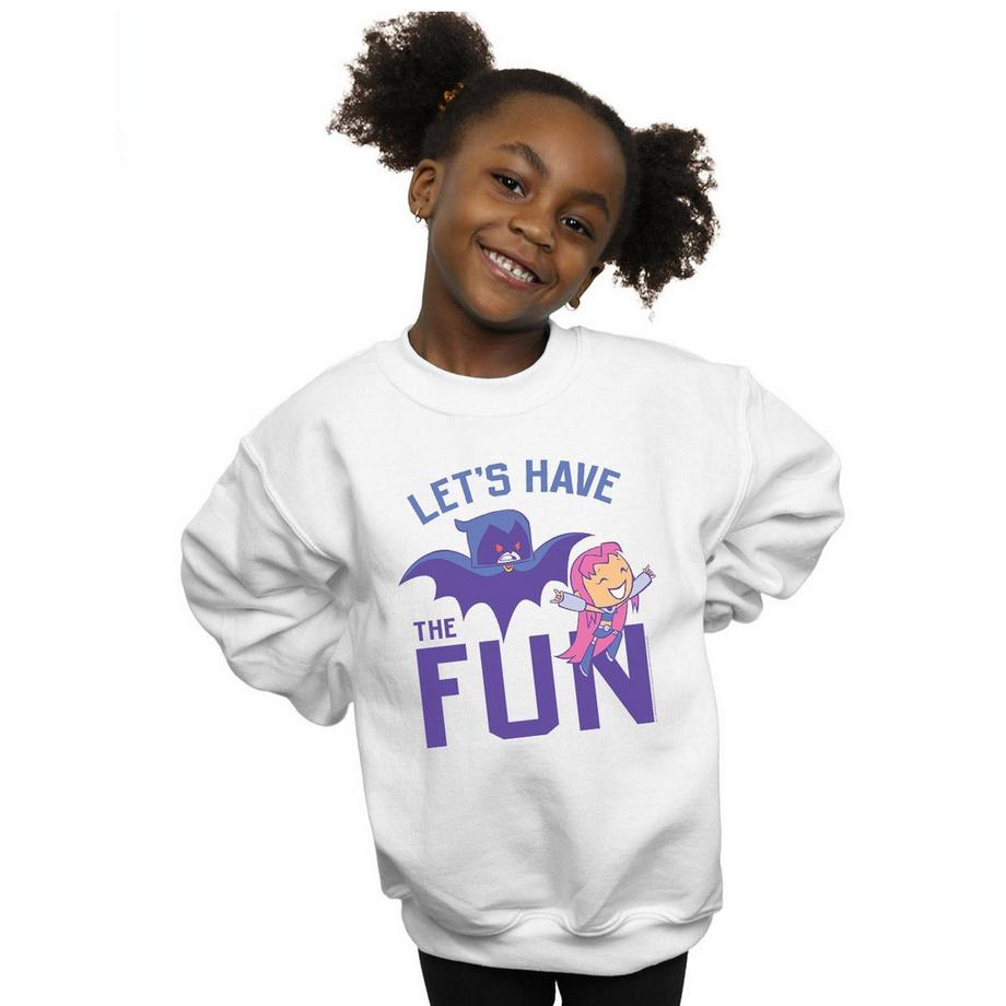 DC COMICS  Teen Titans Go Let's Have The Fun Sweatshirt 