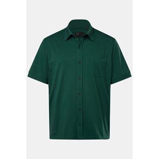 JP1880  Chemise en jersey, manches courtes, imprimé dans le dos et col Kent - jusqu'à 8 XL 