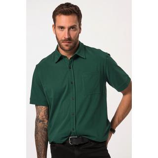 JP1880  Chemise en jersey, manches courtes, imprimé dans le dos et col Kent - jusqu'à 8 XL 