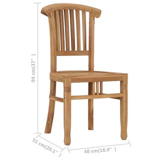 VidaXL Outdoor stuhl teak  