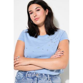 Studio Untold  T-shirt classica dal look vintage con strass 