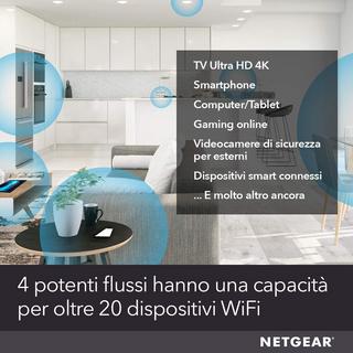 NETGEAR  WLAN-Mesh-Repeater EAX20-100EUS 