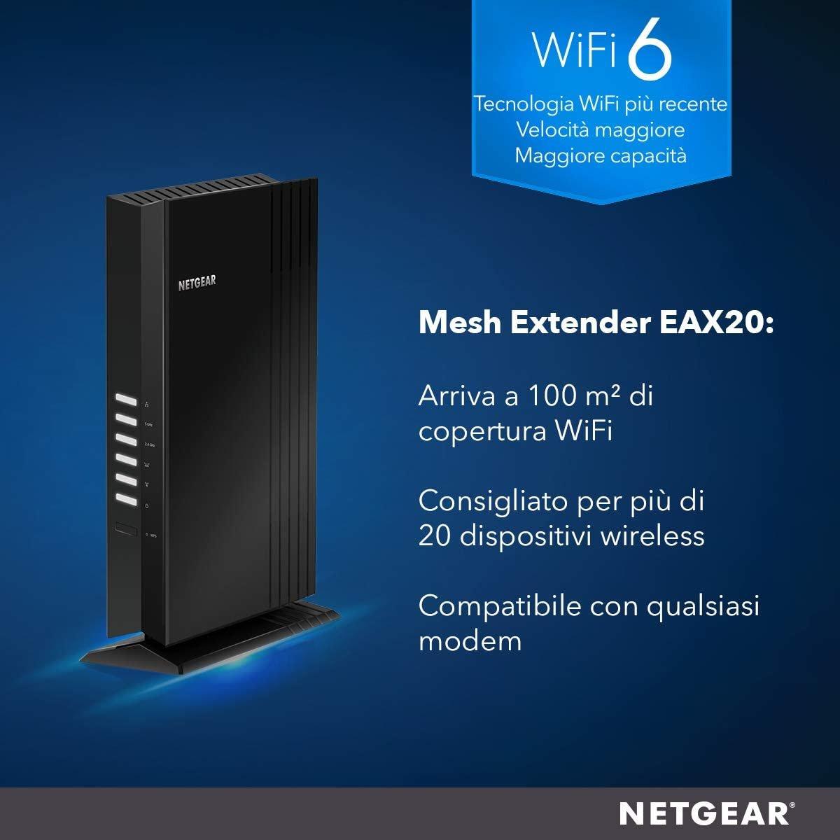 NETGEAR  WLAN-Mesh-Repeater EAX20-100EUS 