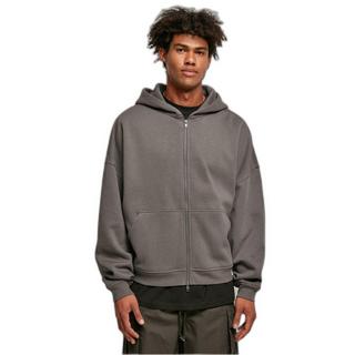 URBAN CLASSICS Organic 90's Kapuzenpullover mit Reissverschluss  
