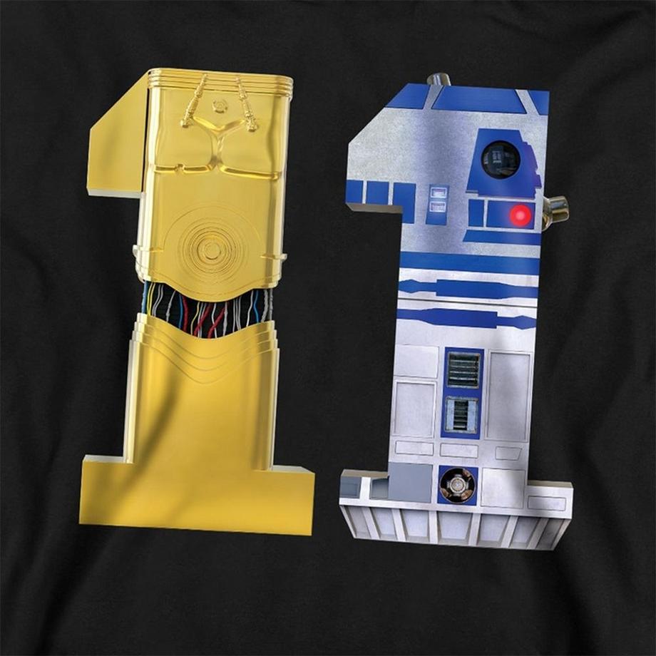 STAR WARS  11 Felpa Con Cappuccio C3po R2d2 