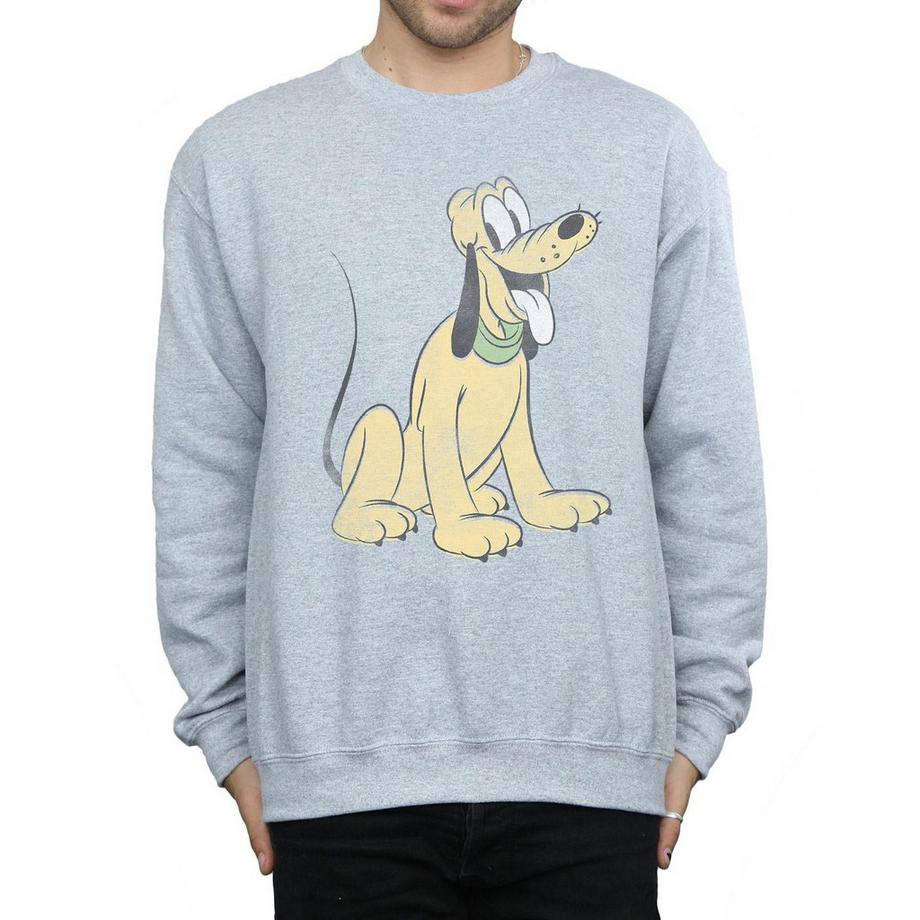 Disney Pluto Graphic Print Sweatshirt  
