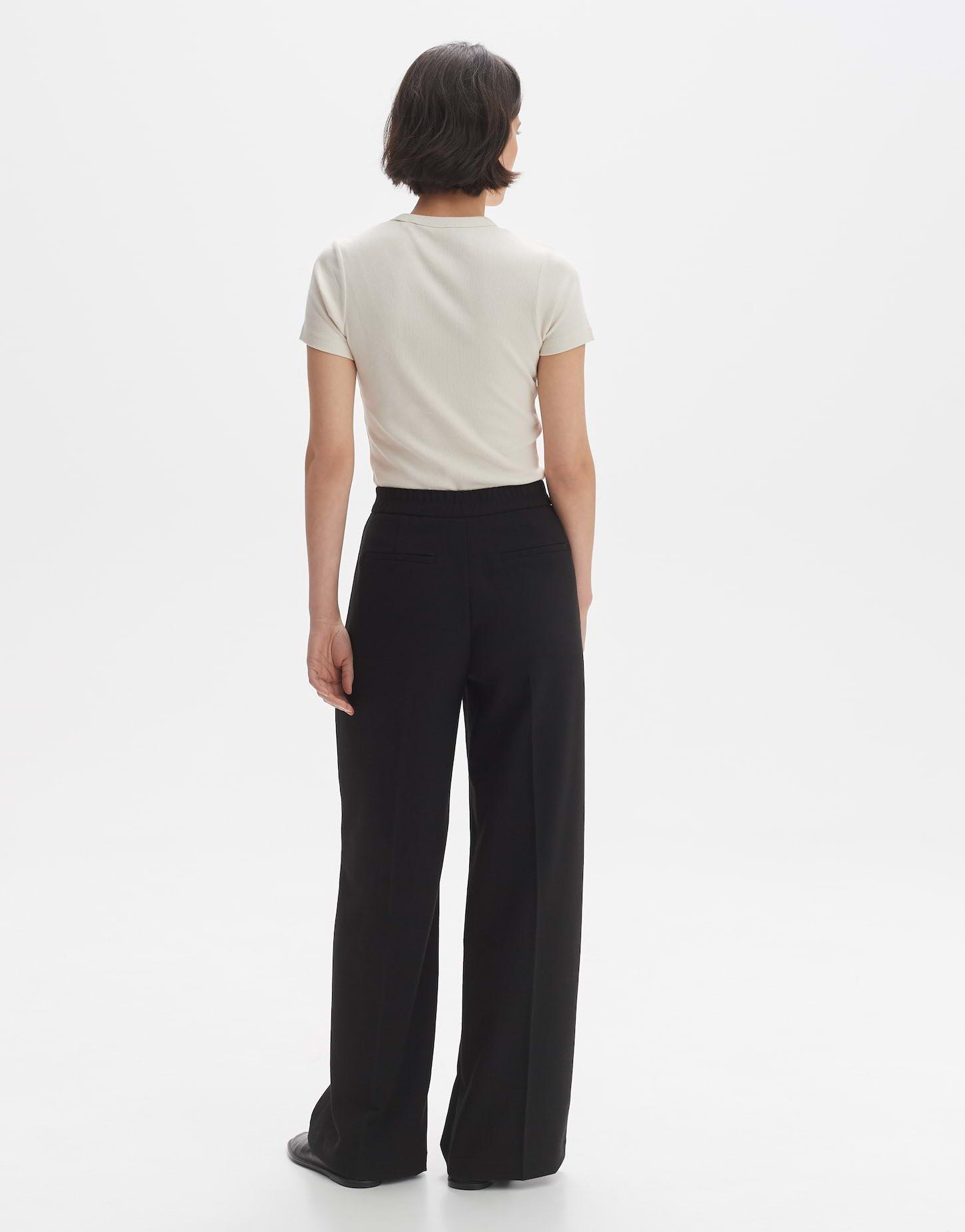 OPUS  Pantalon à pinces Marzena asymmetric 