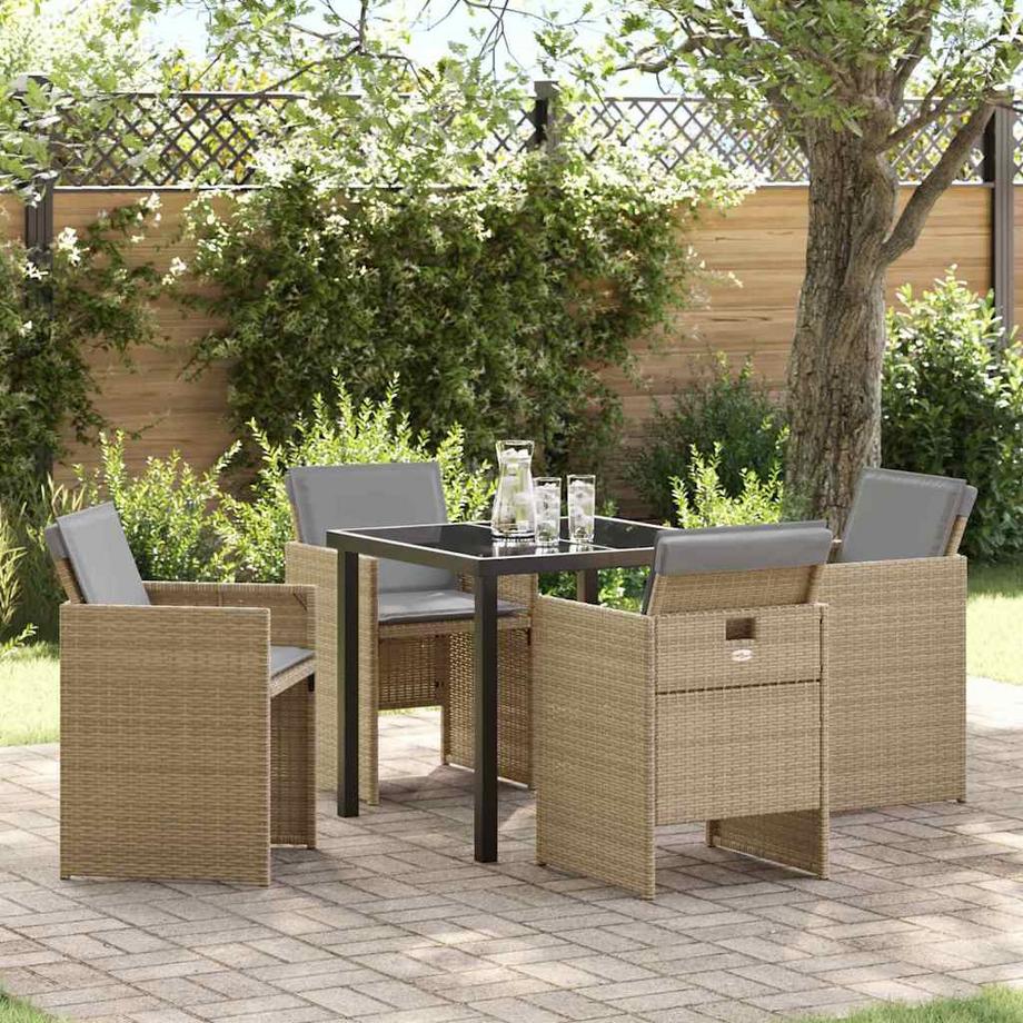 VidaXL Garten essgruppe poly-rattan  