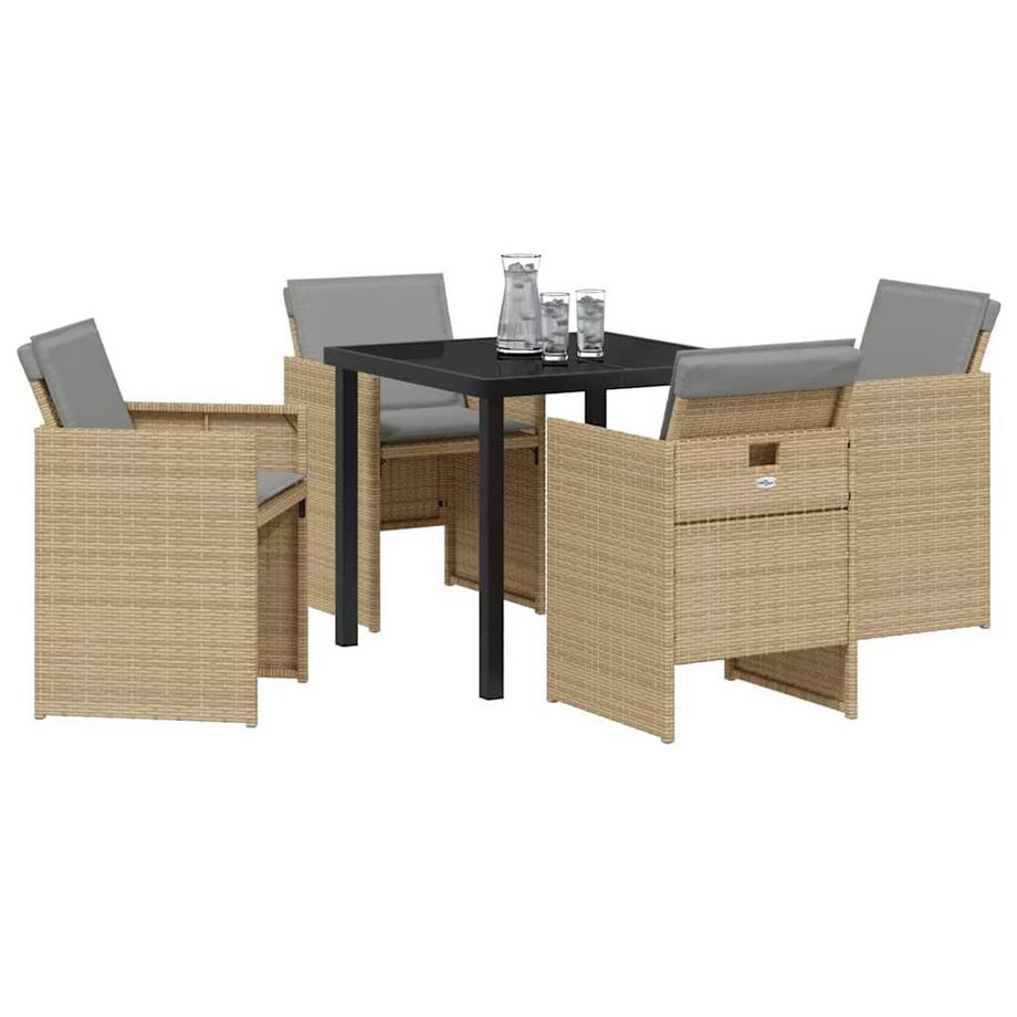 VidaXL Garten essgruppe poly-rattan  