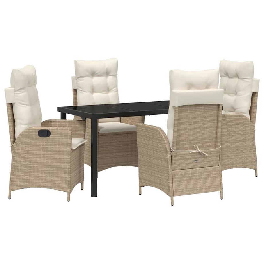 Garten essgruppe poly-rattan