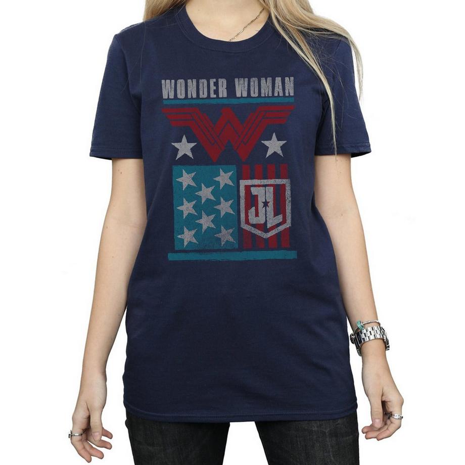 DC COMICS Justice League Wonder Woman T-Shirt Stampa Grafica  