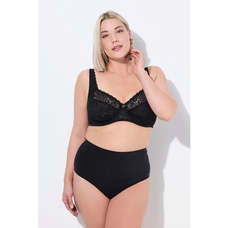 Ulla Popken  Reggiseno in pizzo floreale con ferretto e coppa C-E 