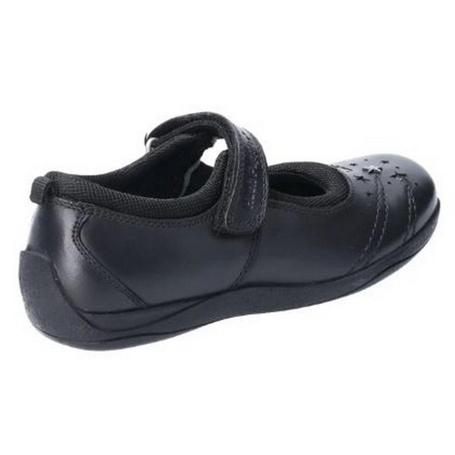 Hush Puppies  Amber Senior Klettverschluss Leder Schul Schuhe 