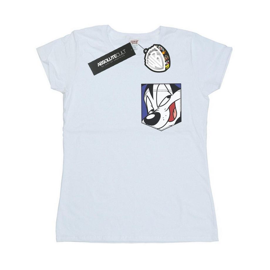 LOONEY TUNES Pepe Le Pew Pocket T-Shirt  