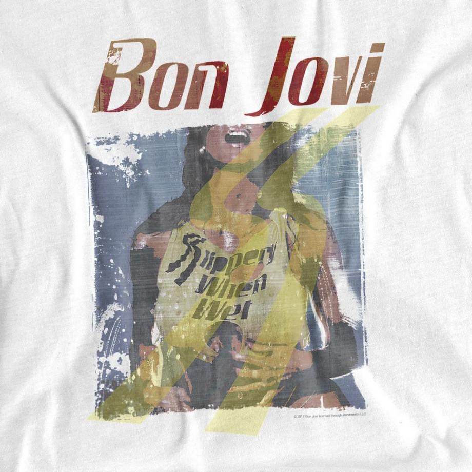 Bon Jovi T-Shirt Slippery When Wet  
