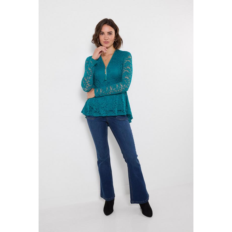 Joe Browns Haut Zippé en Dentelle Loretta  
