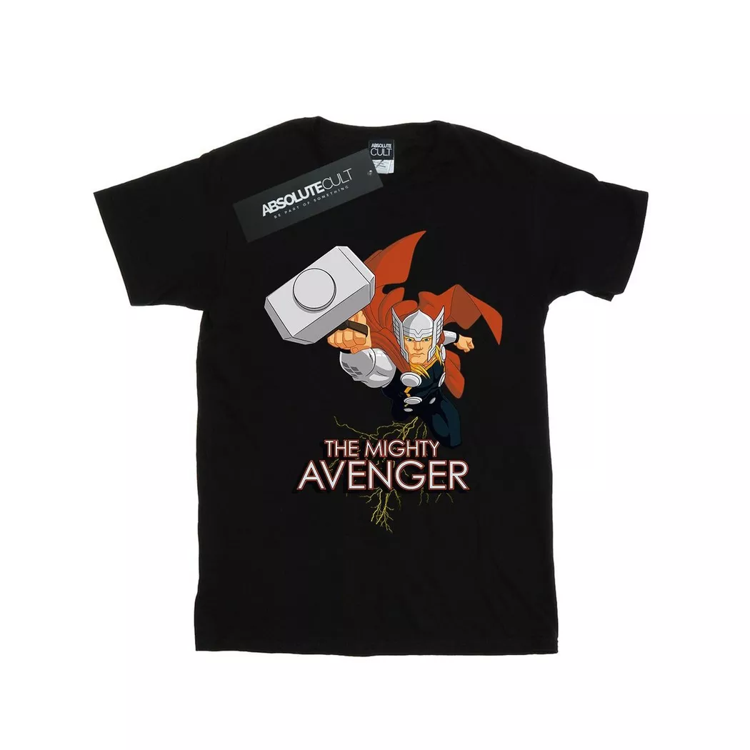 MARVEL - The Mighty Avenger TShirt, für Damen, Schwarz, Größe S