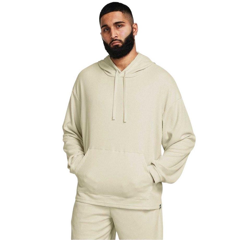 UNDER ARMOUR Rival Felpa Con Cappuccio Vestibilità Rilassata Cialda Manica Lunga  