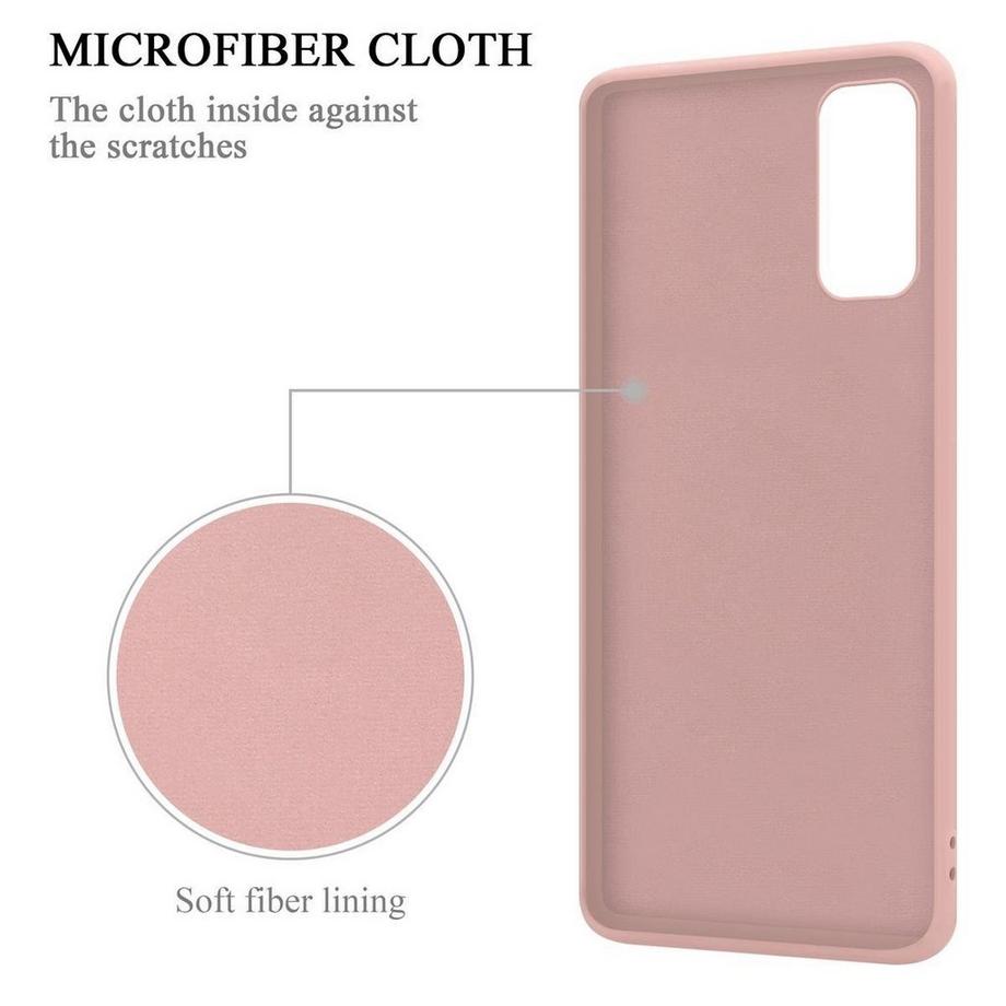 Cadorabo  Housse compatible avec Samsung Galaxy S20 FE - Coque de protection en silicone TPU flexible avec anneau 