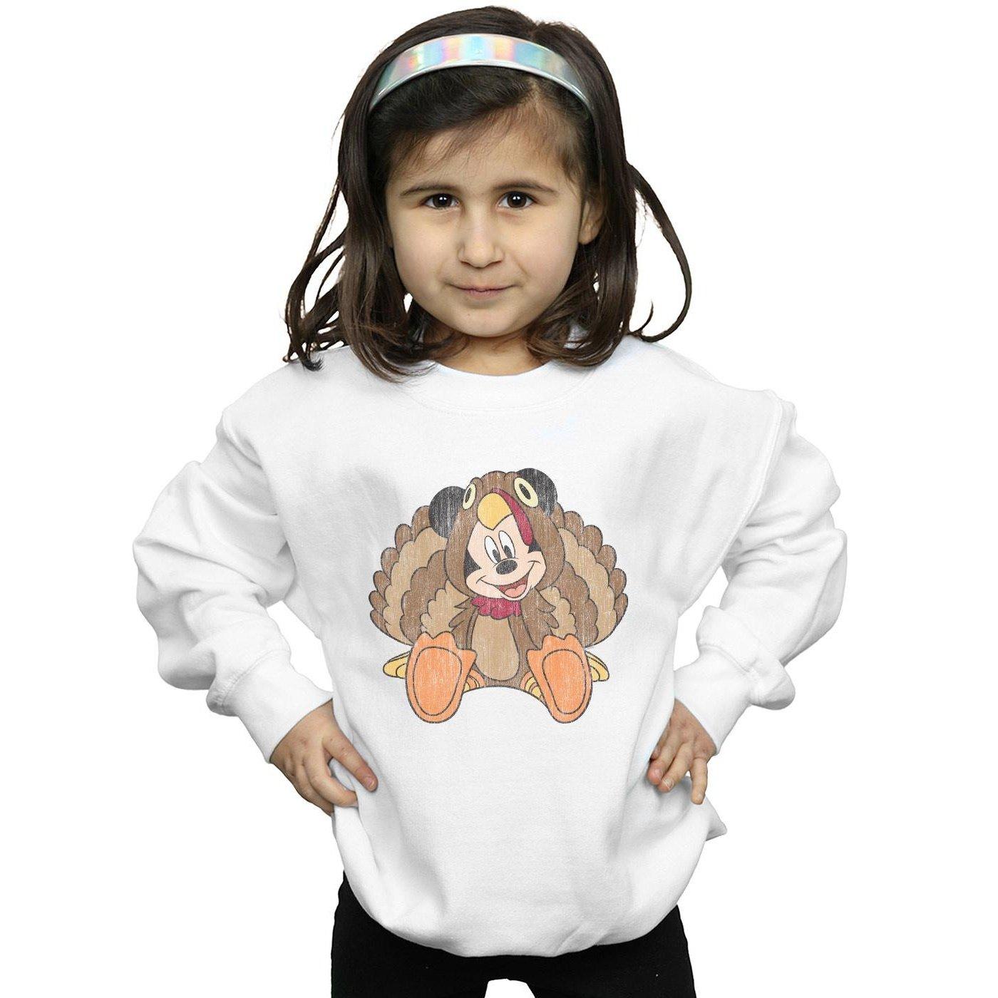 Disney  Mickey Mouse Thanksgiving Turkey Costume Sweatshirt 