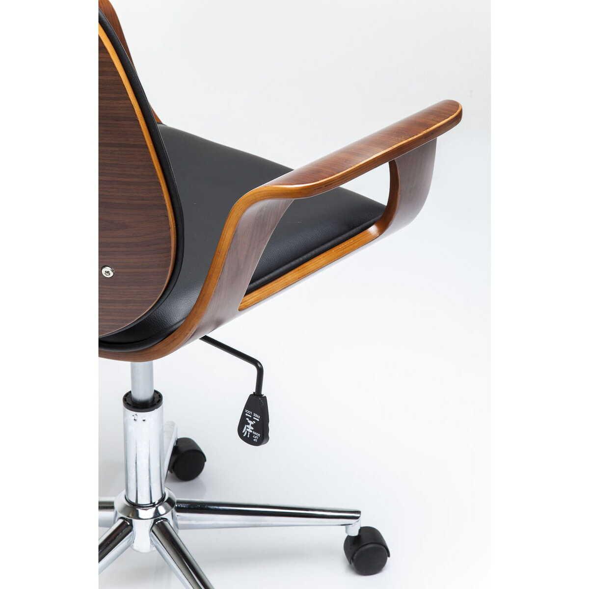 mutoni Chaise de bureau Patron Walnut  