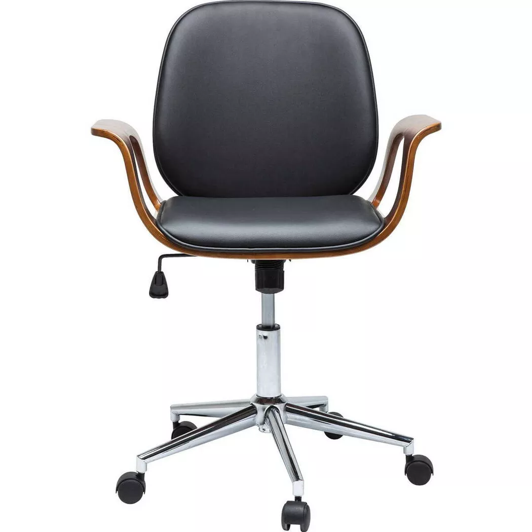 mutoni – Bürodrehstuhl Patron Walnut, One Size, Schwarz