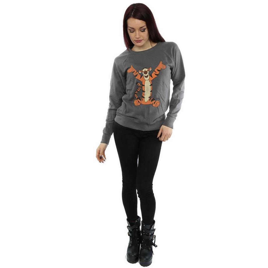 Winnie the Pooh Sweatshirt Classique Imprimé Tigrou  