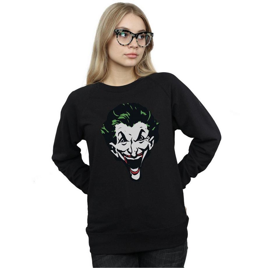DC COMICS The Joker Face Stampa Felpa  