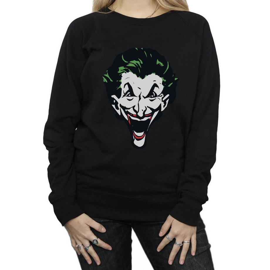 DC COMICS The Joker Face Stampa Felpa  