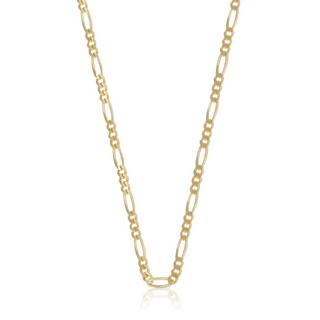 MUAU Schmuck  Collier Figaro Gelbgold 750, 3.4mm, 60cm 
