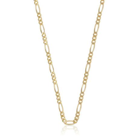 MUAU Schmuck  Collier Figaro Gelbgold 750, 3.4mm, 60cm 