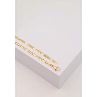 MUAU Schmuck  Collier Figaro Gelbgold 750, 3.4mm, 60cm 