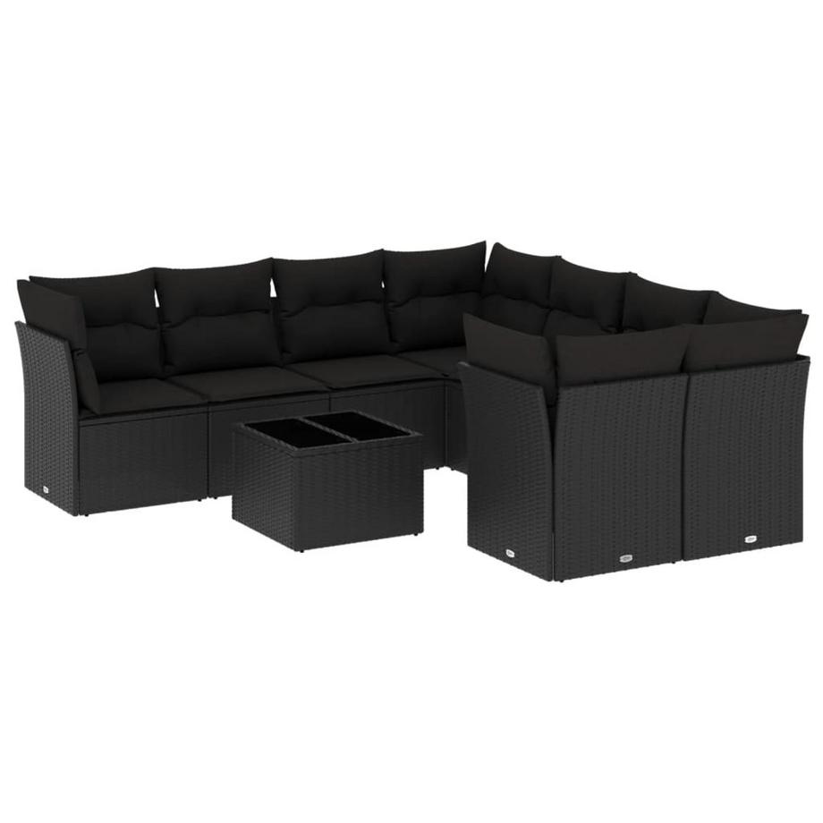 set divano da giardino Polirattan