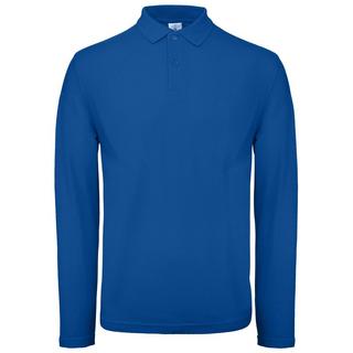 B and C Langarm Poloshirt  
