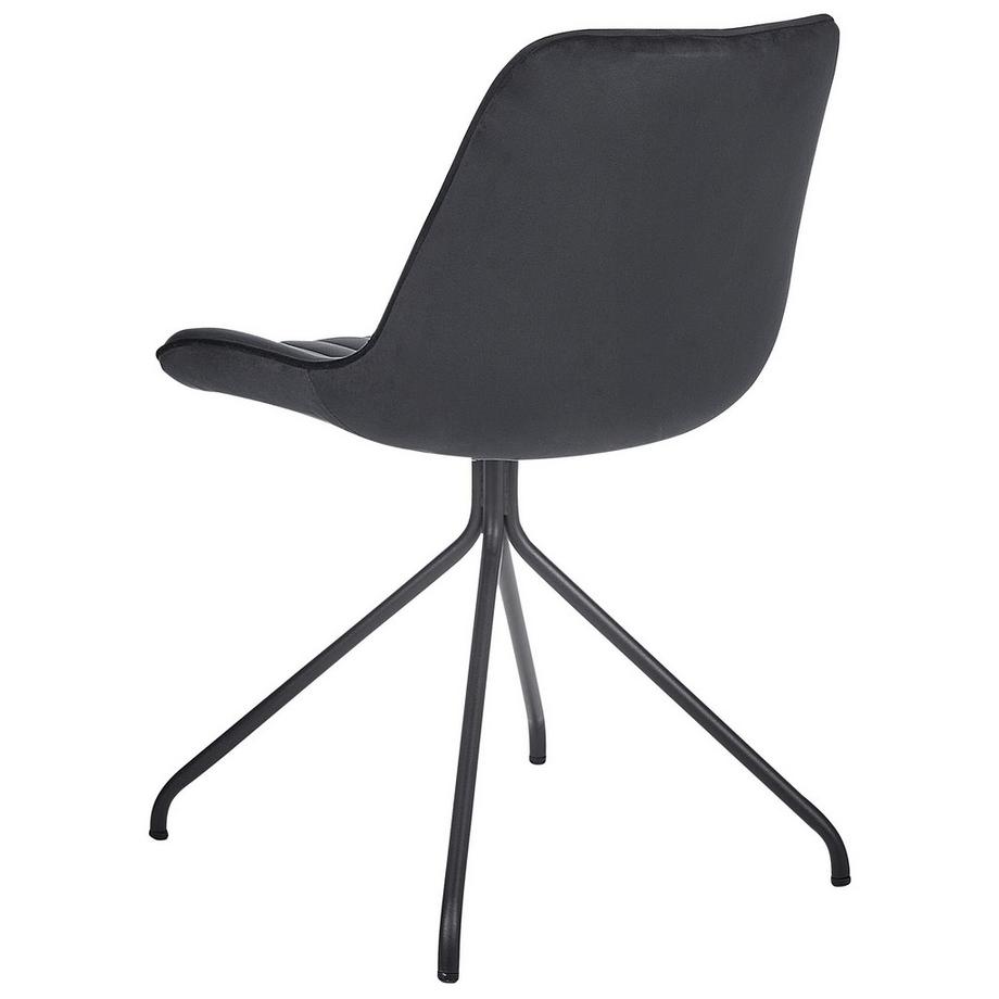 Beliani Set di 2 sedie da pranzo en Velluto Retrò NAVASOTA  