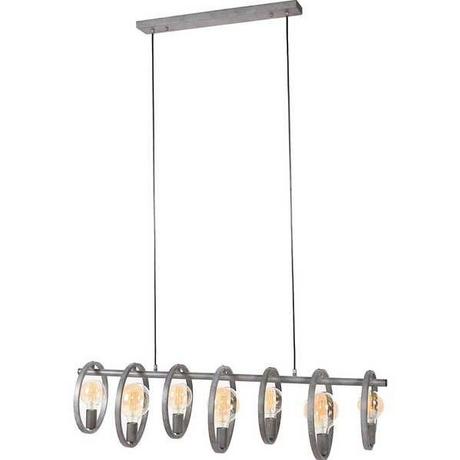 mutoni Lampe suspendue circulaire 7 lumières  