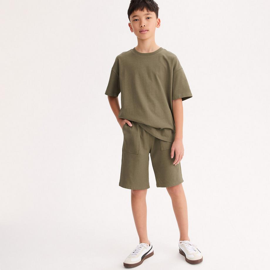 Bermuda-Shorts aus schwerem Jersey